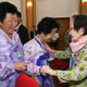 Han Shin-ja (R), 99, of South Korea meets with her North Korean daughters, Kim Kyung-sil (L), 72, and Kim Kyung-young (C), 71.